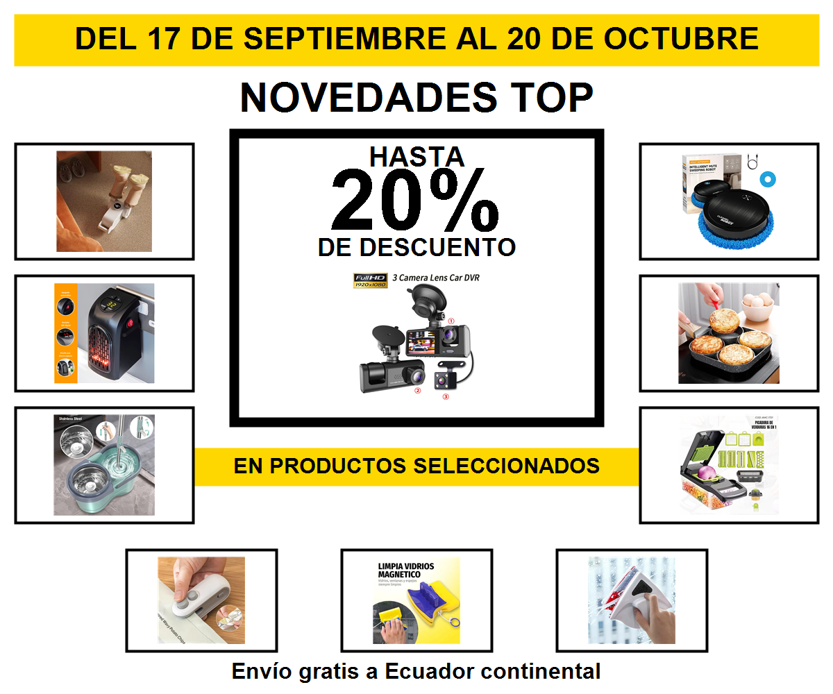 Hasta 20 por ciento de descuento en productos seleccionados