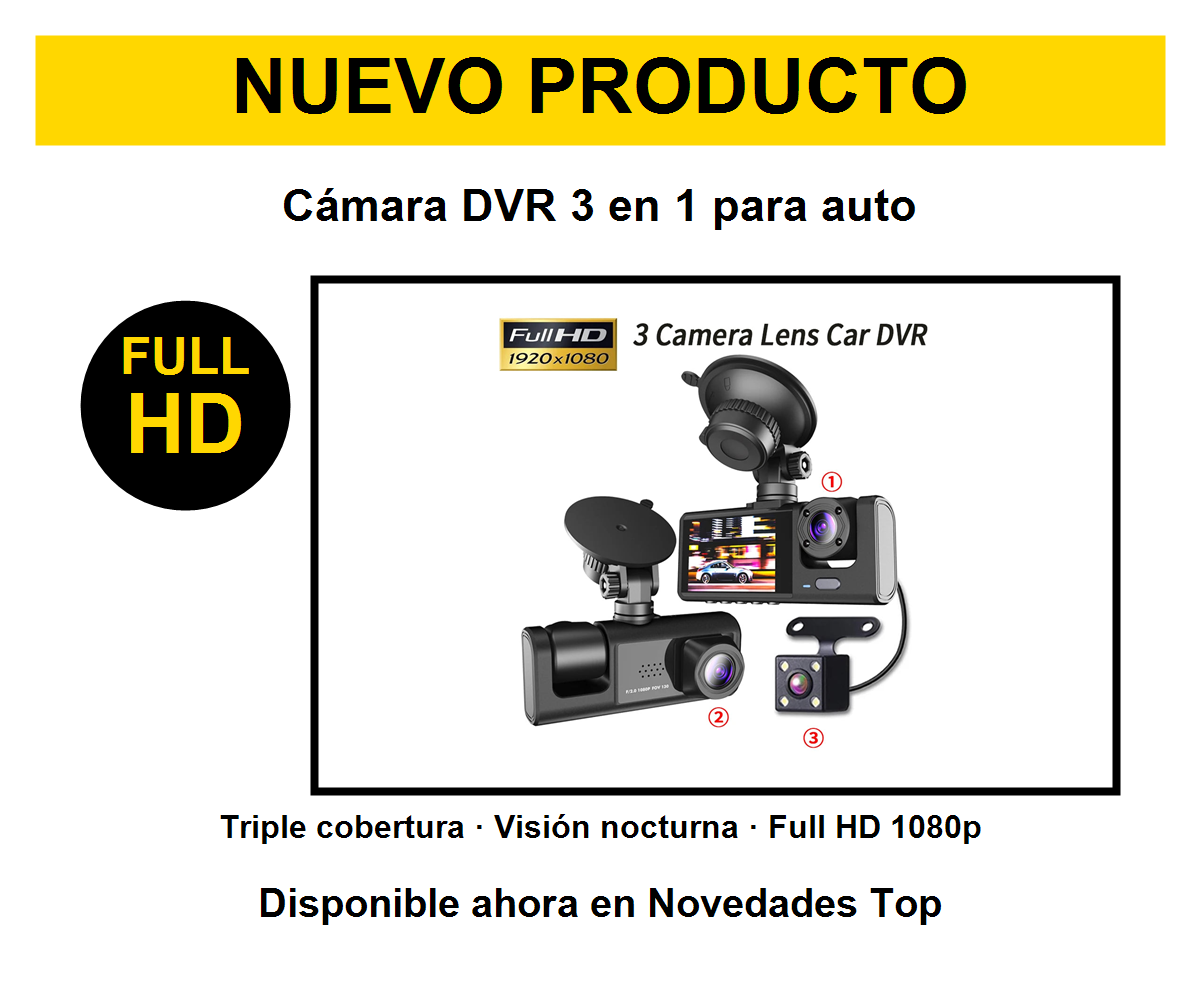 Nuevo producto: cámara DVR para auto